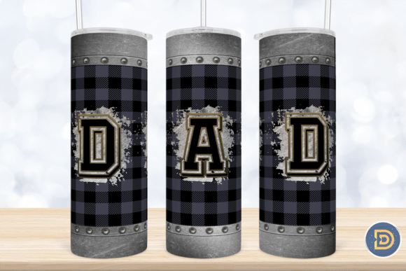 Download Dad Plaid Steel 20Oz Tumbler Designs - Premium Resources