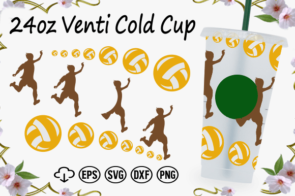 Download Football Cold Cup Full Wrap 24oz - Full wrap Collection