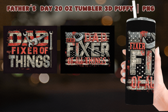 Download Dad Fixer of All Things 20oz Tumbler - Premium Resources
