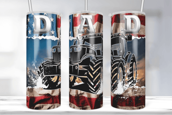 Download Farmer Dad Tractor 20oz Tumbler Wrap - Premium Resources
