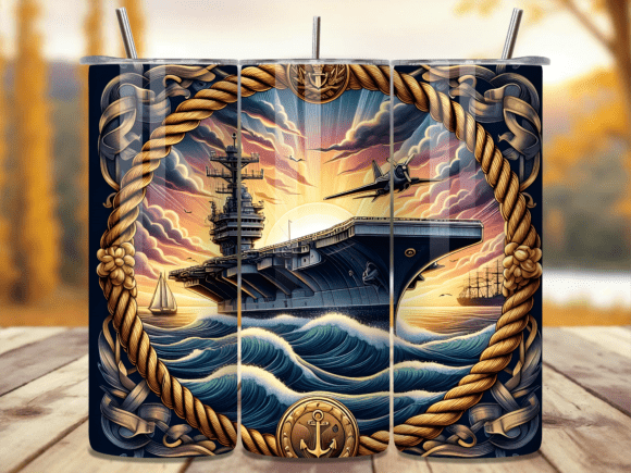Download Aircraft Carrier Nautical Tumbler Wrap - Nautical tumbler wrap Collection