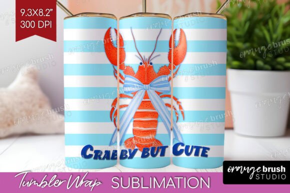 Download Lobster Nautical Tumbler Wrap PNG - Nautical tumbler wrap Collection